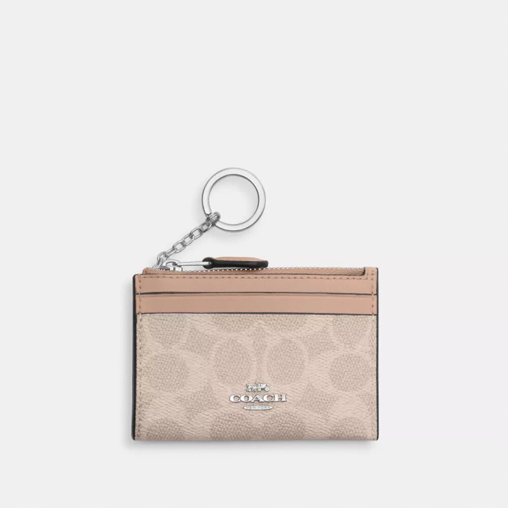 Mini Skinny Id Case in Signature Canvas