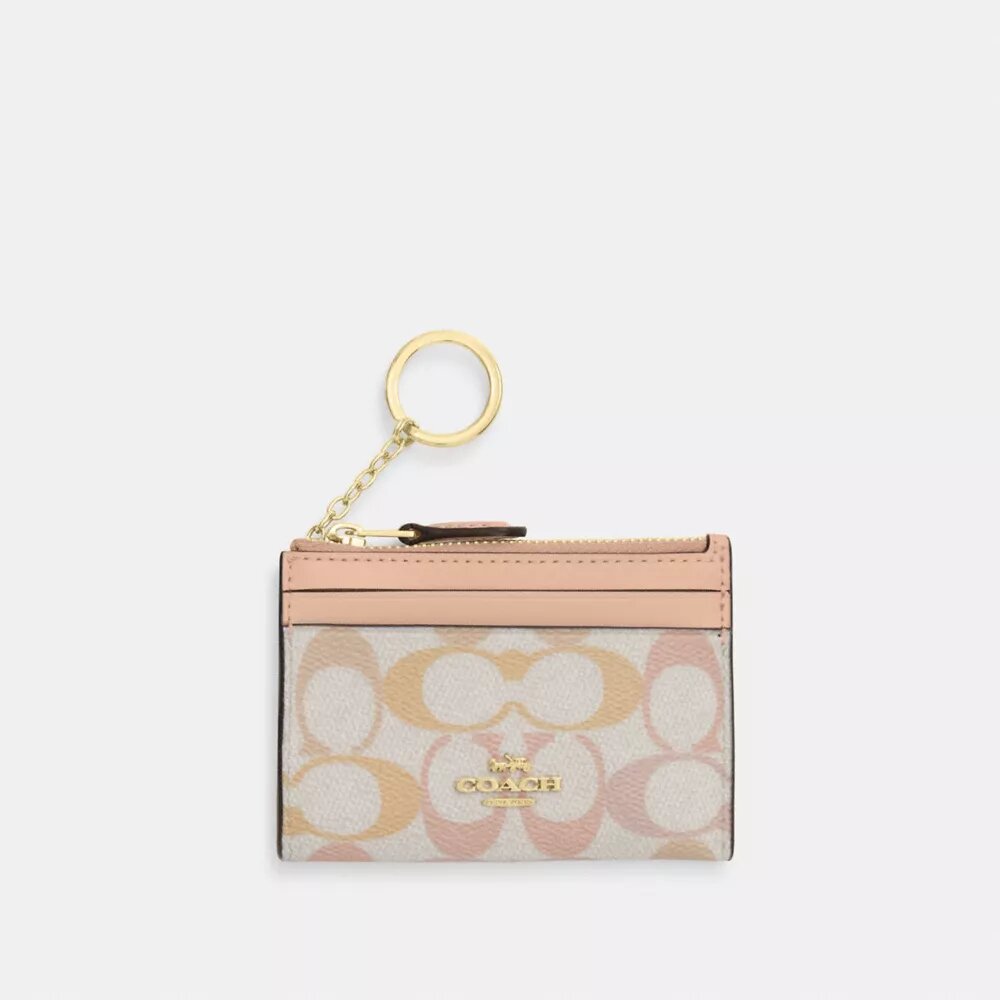 Mini Skinny Id Case in Signature Canvas