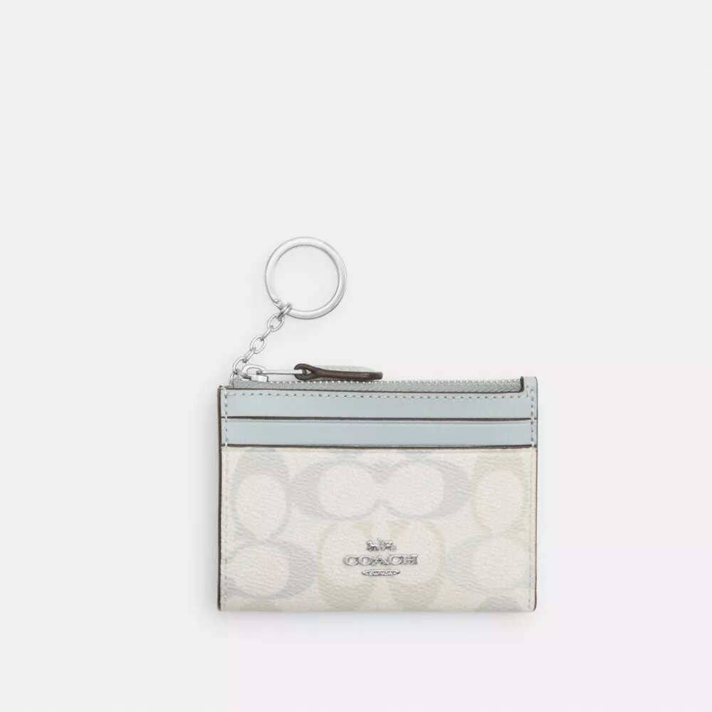 Mini Skinny Id Case in Signature Canvas