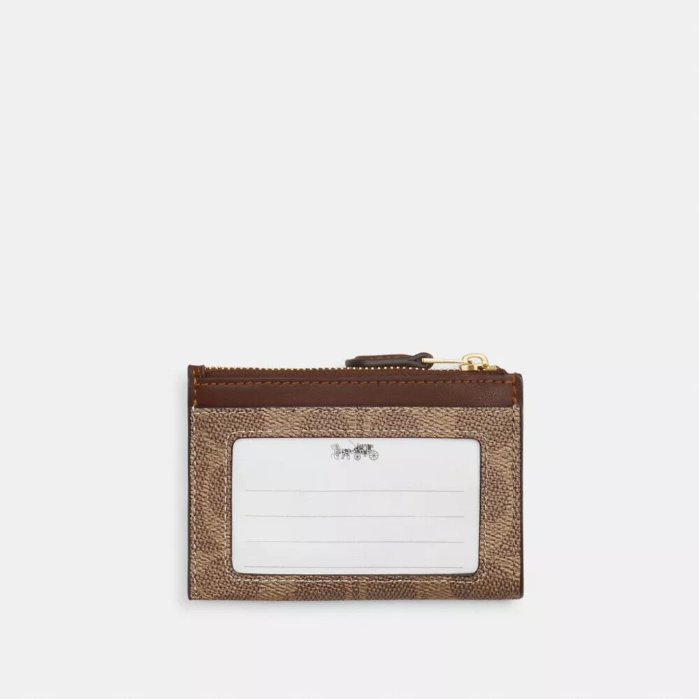 Mini Skinny Id Case in Signature Canvas