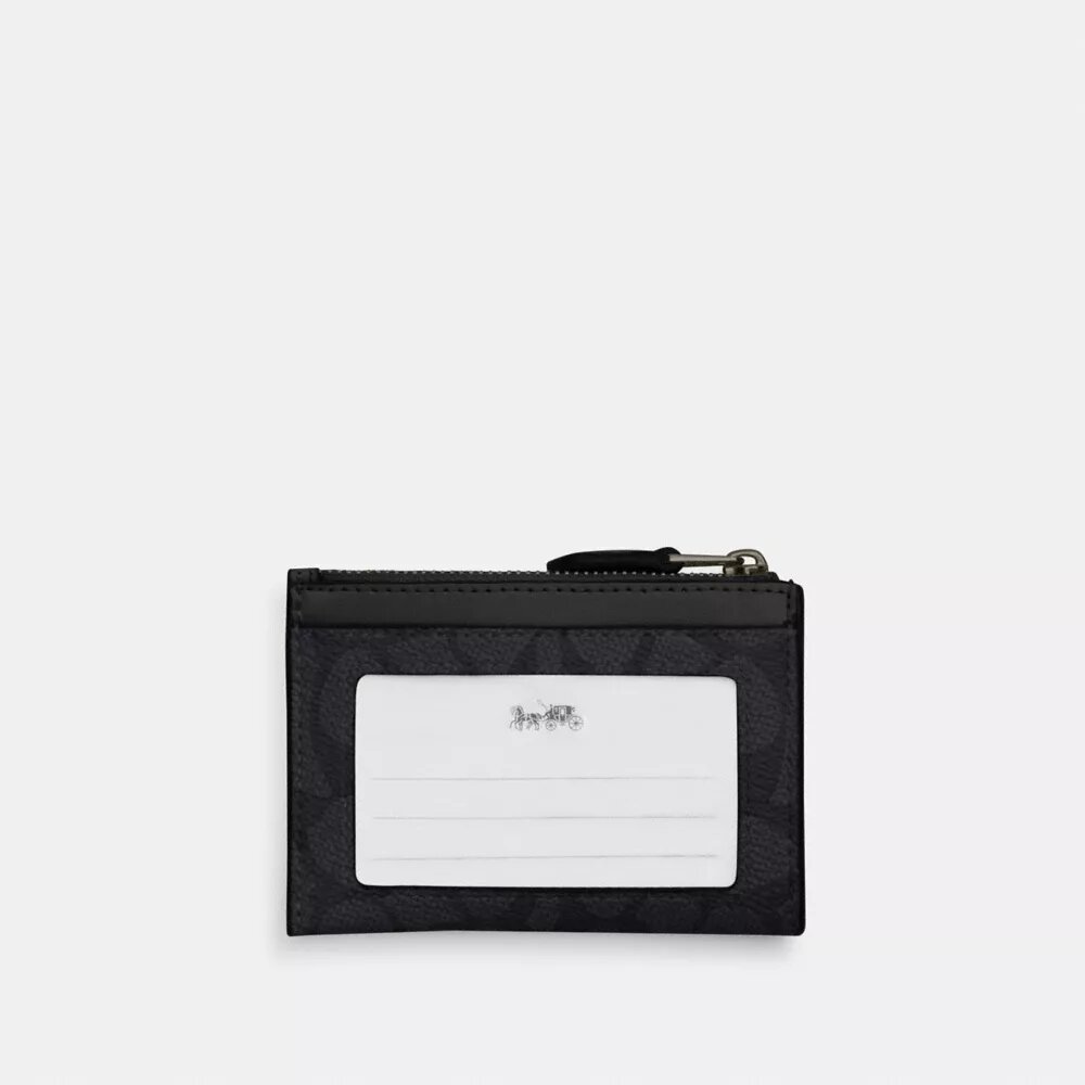 Mini Skinny Id Case in Signature Canvas