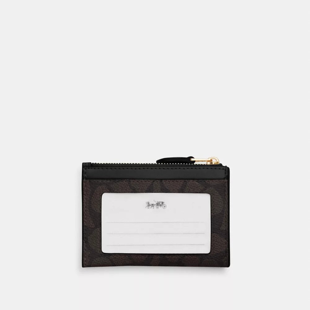 Mini Skinny Id Case in Signature Canvas