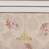 Mini Skinny Id Case in Signature Canvas with Floral Print