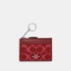 Mini Skinny Id Case in Signature Denim