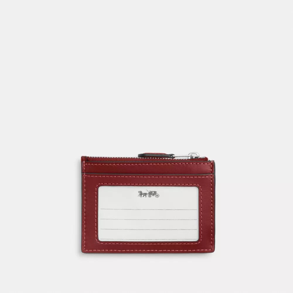 Mini Skinny Id Case in Signature Denim