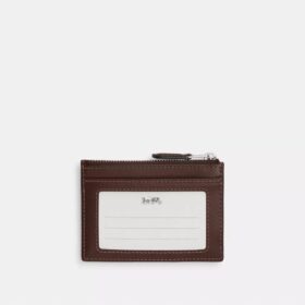 Mini Skinny Id Case in Signature Jacquard