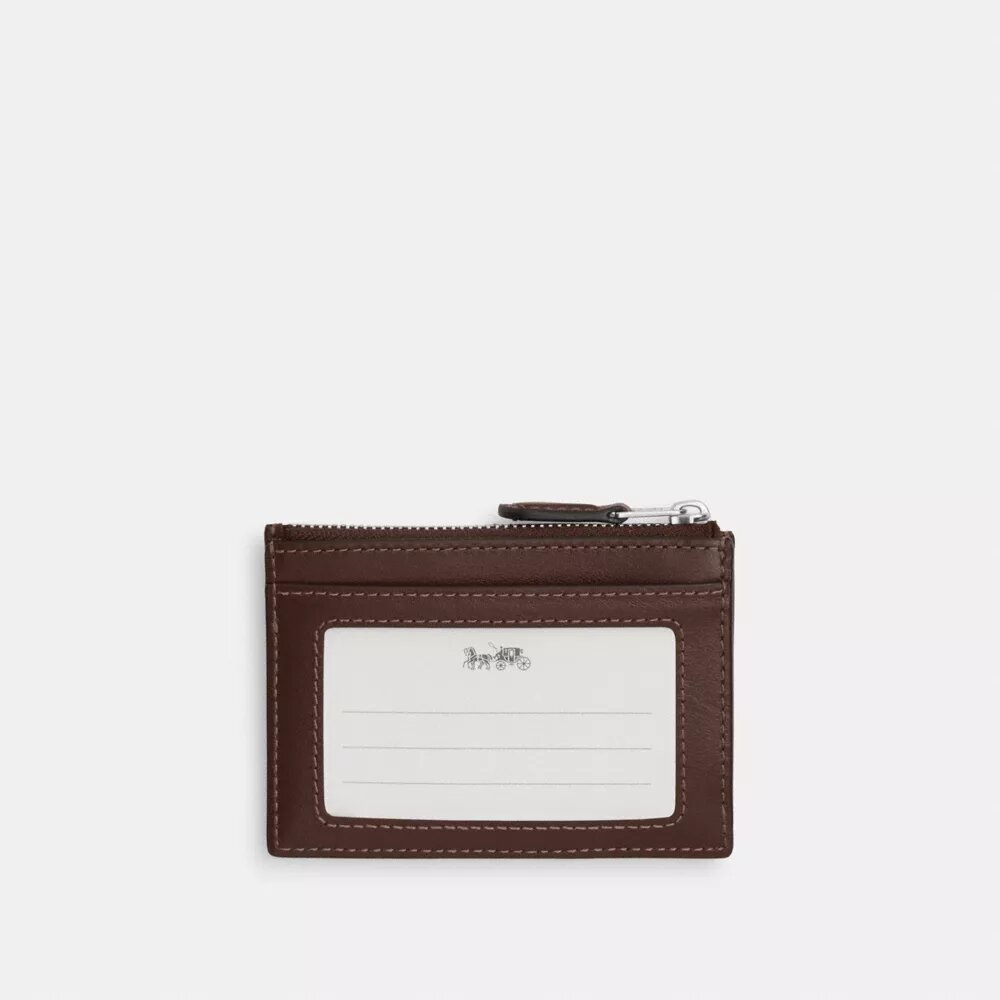 Mini Skinny Id Case in Signature Jacquard