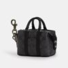 Mini Trekker Bag Charm in Signature Canvas