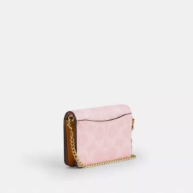 Mini Wallet on a Chain in Signature Canvas with Charms