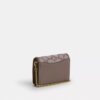 Mini Wallet on a Chain in Signature Jacquard with Floral Embroidery
