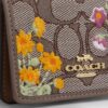 Mini Wallet on a Chain in Signature Jacquard with Floral Embroidery