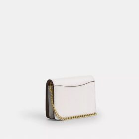 Mini Wallet on a Chain with Heart Rivets