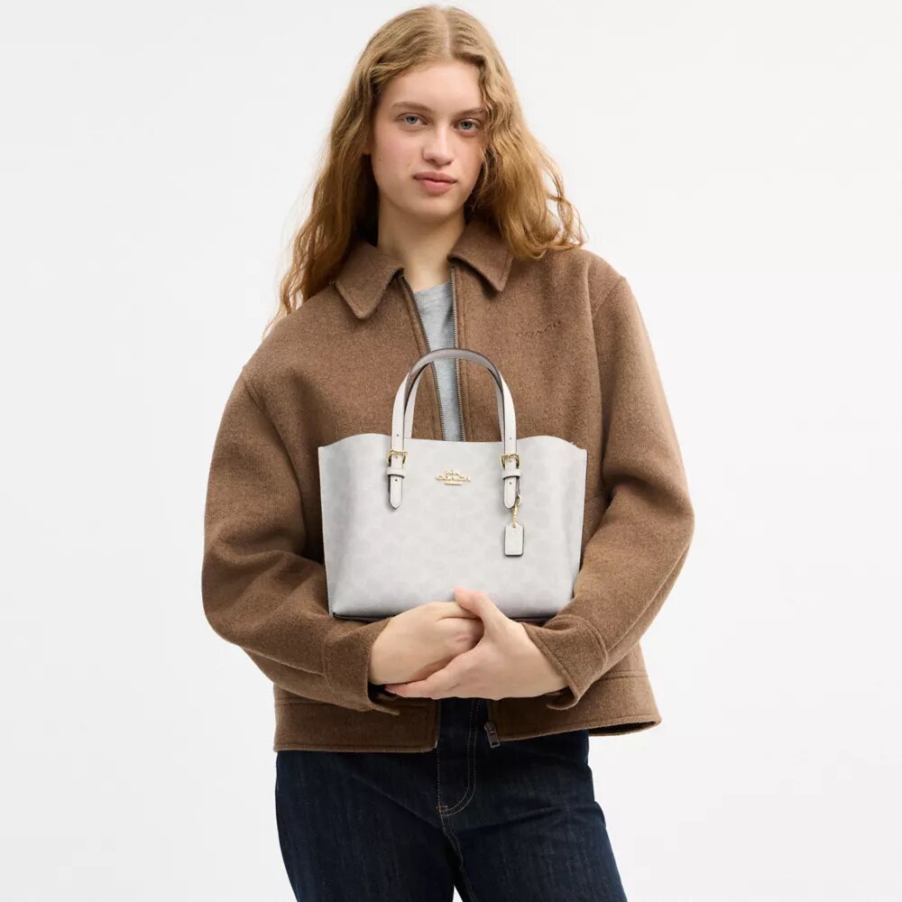 Mollie Tote Bag 25 in Signature Canvas