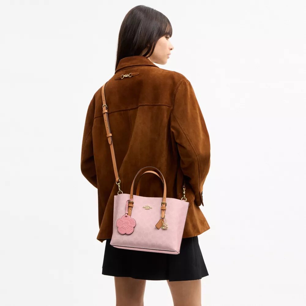 Mollie Tote Bag 25 in Signature Canvas with Charms