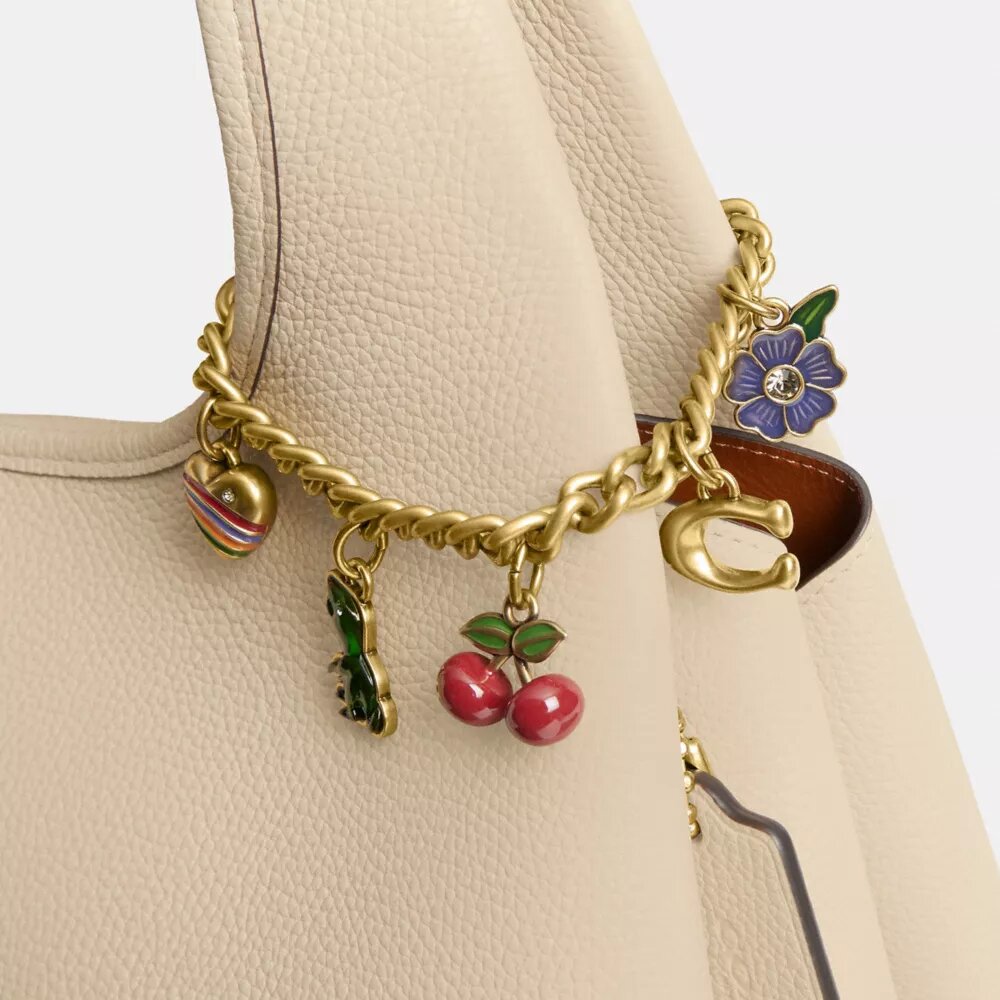 Motif Chain Bag Charm