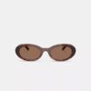 Narrow Oval Sunglasses