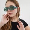 Narrow Rectangle Sunglasses