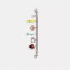 New York Motif Chain Bag Charm