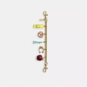 New York Motif Chain Bag Charm