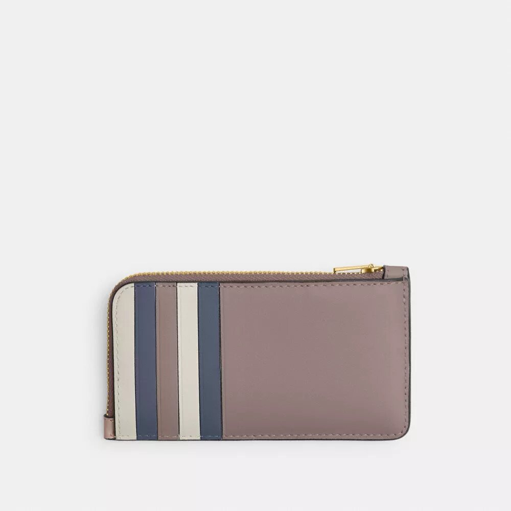 New York Zip Card Case in Colorblock