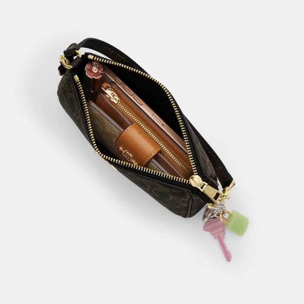 Nolita 19 in Loved Signature Canvas with Charms