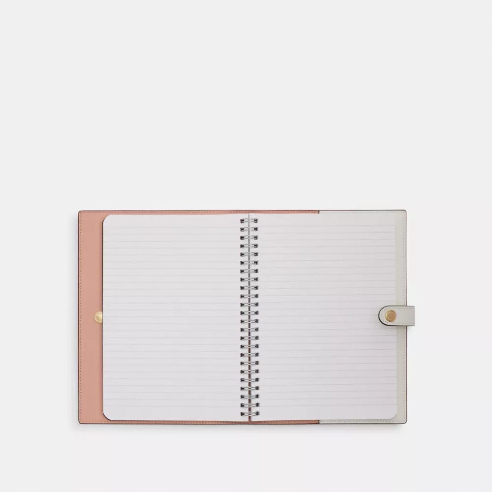 Notebook in Signature Canvas with Floral Print