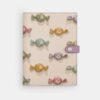 Notebook with Candy Print