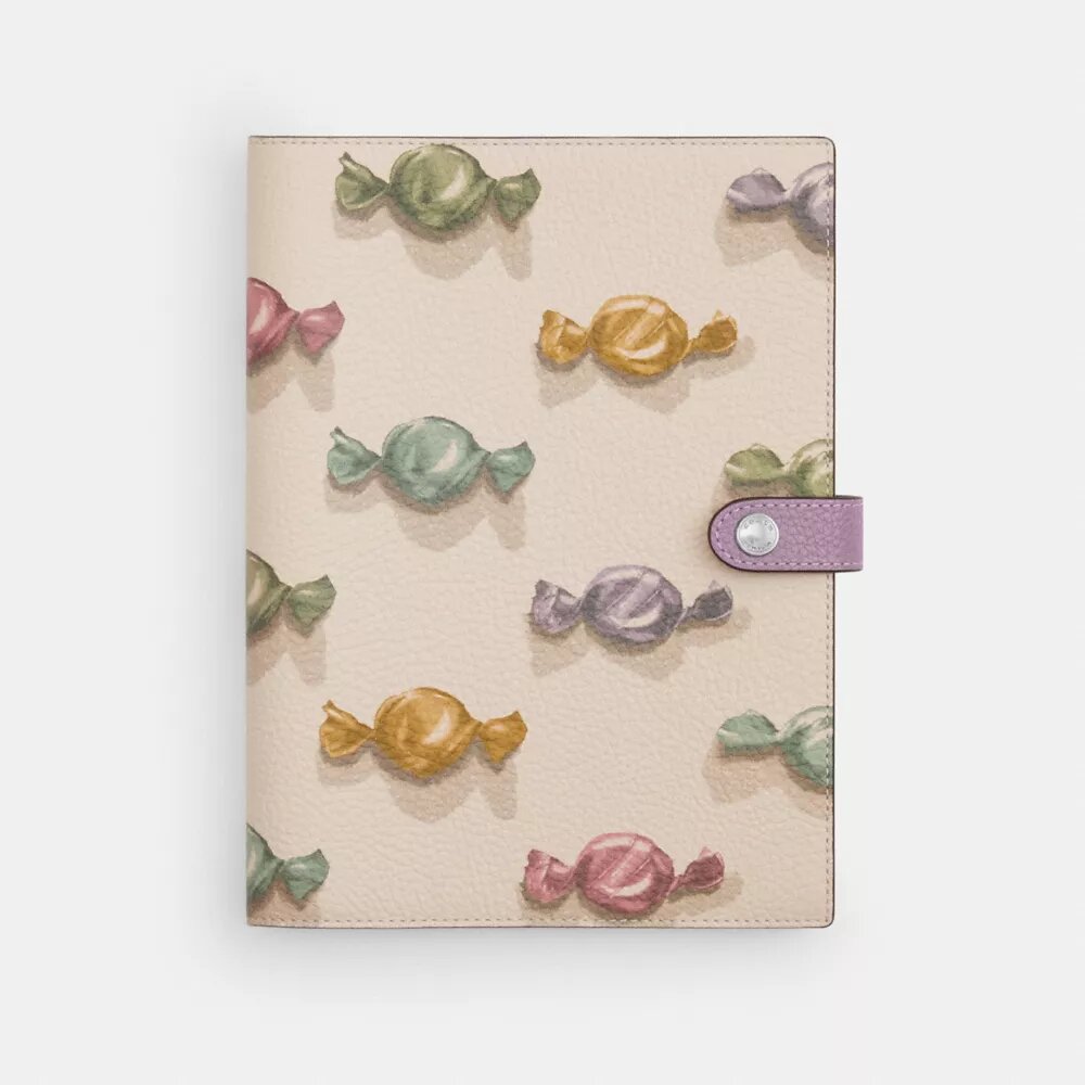 Notebook with Candy Print
