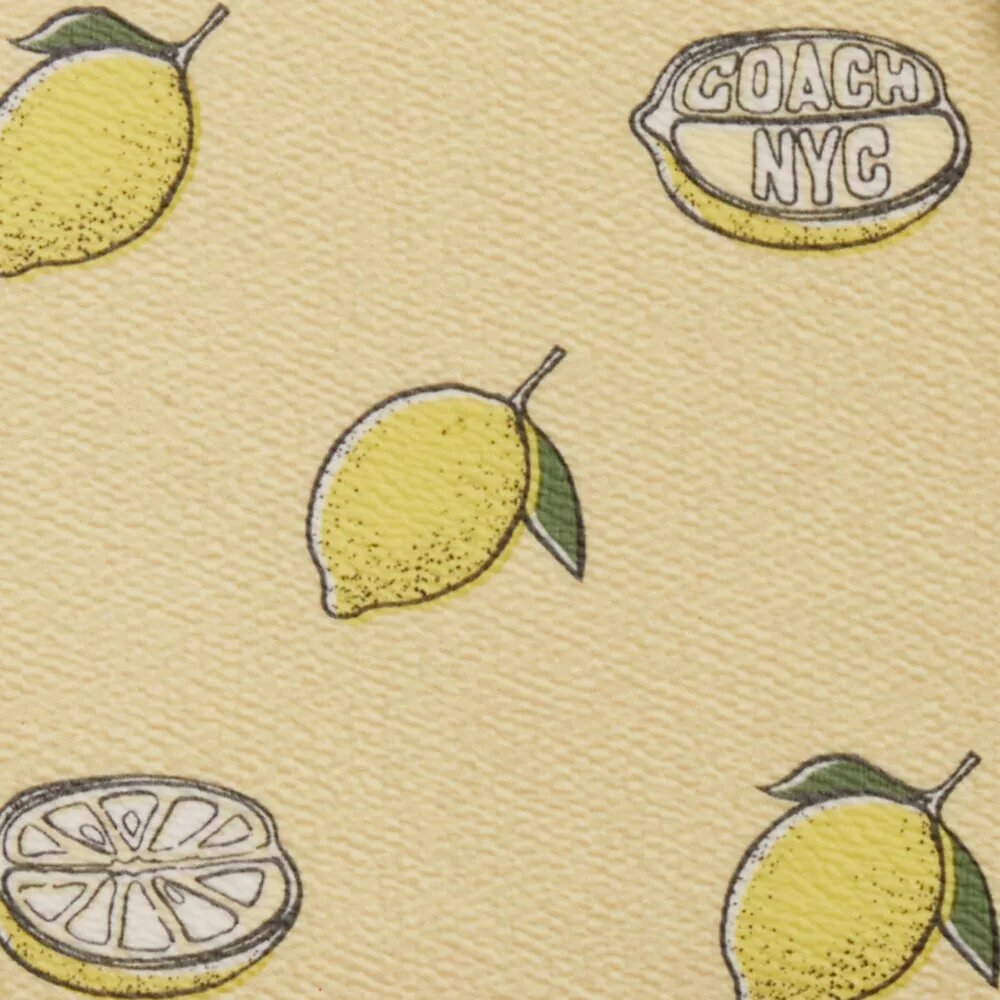 Notebook with Lemon Print