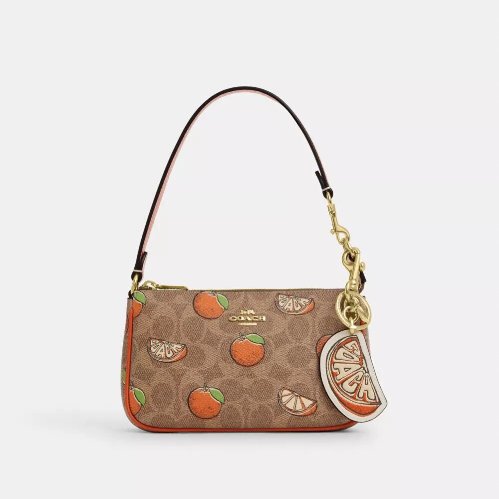 Orange Bag Charm