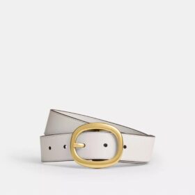 Oval Buckle Belt, 32 Mm