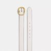 Oval Buckle Belt, 32 Mm
