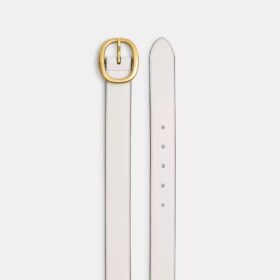 Oval Buckle Belt, 32 Mm