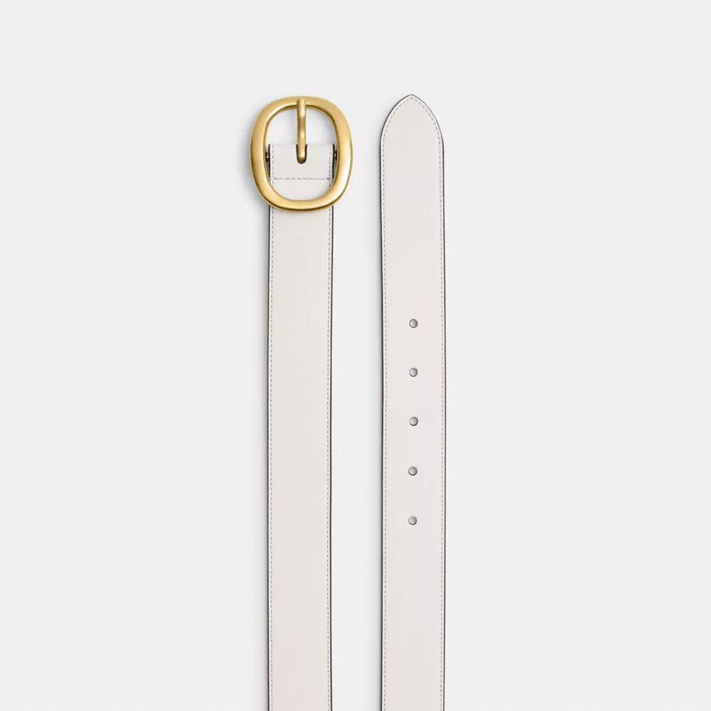 Oval Buckle Belt, 32 Mm