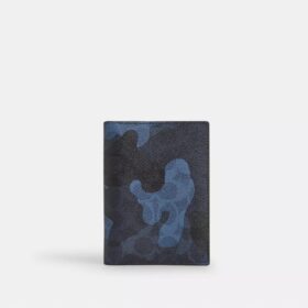 Passport Card Case in Signature Camo Print