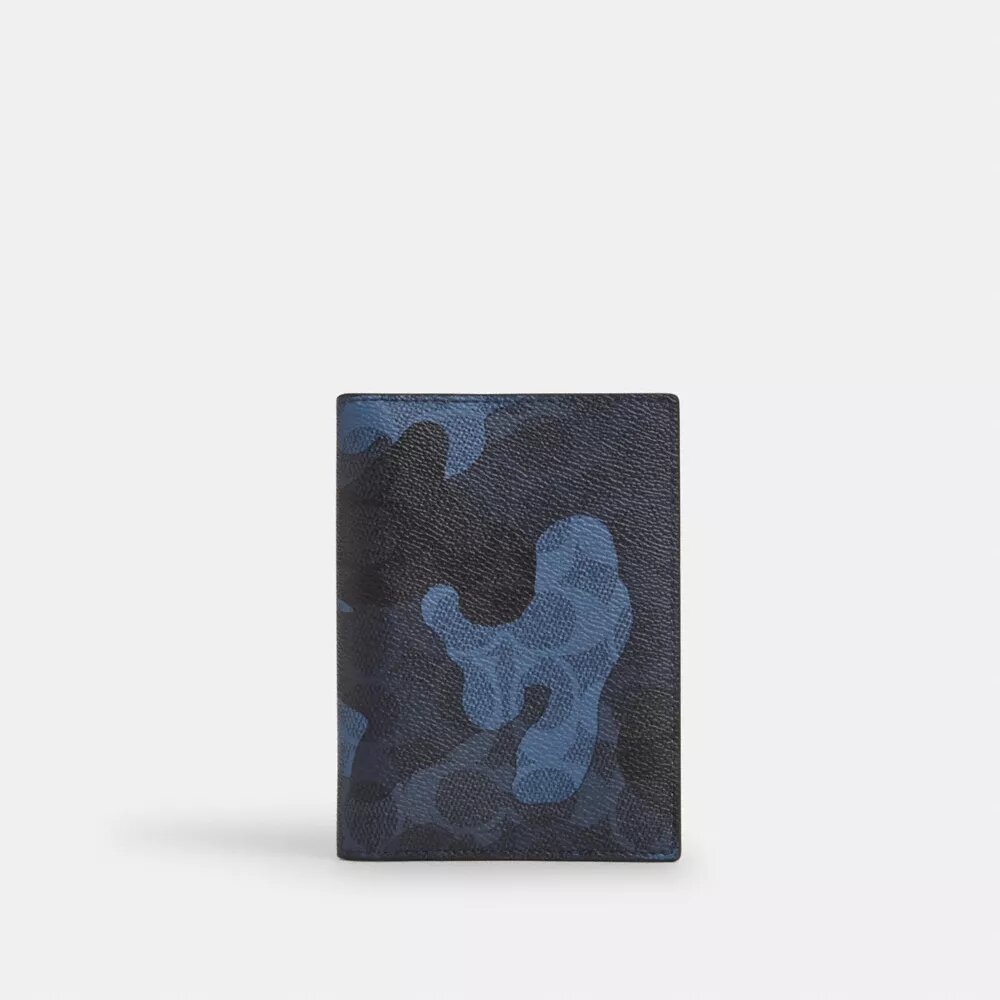 Passport Card Case in Signature Camo Print