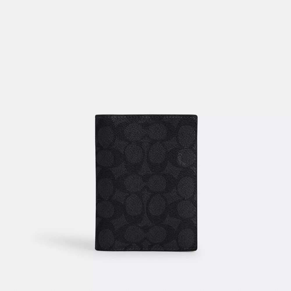 Passport Card Case in Signature Canvas