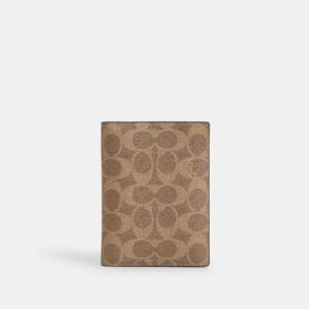 Passport Card Case in Signature Canvas