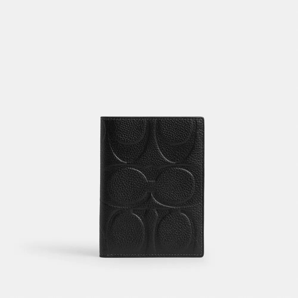 Passport Case in Maxi Signature Leather