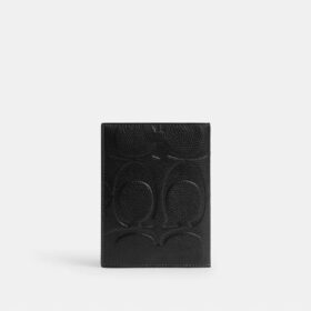 Passport Case in Maxi Signature Leather