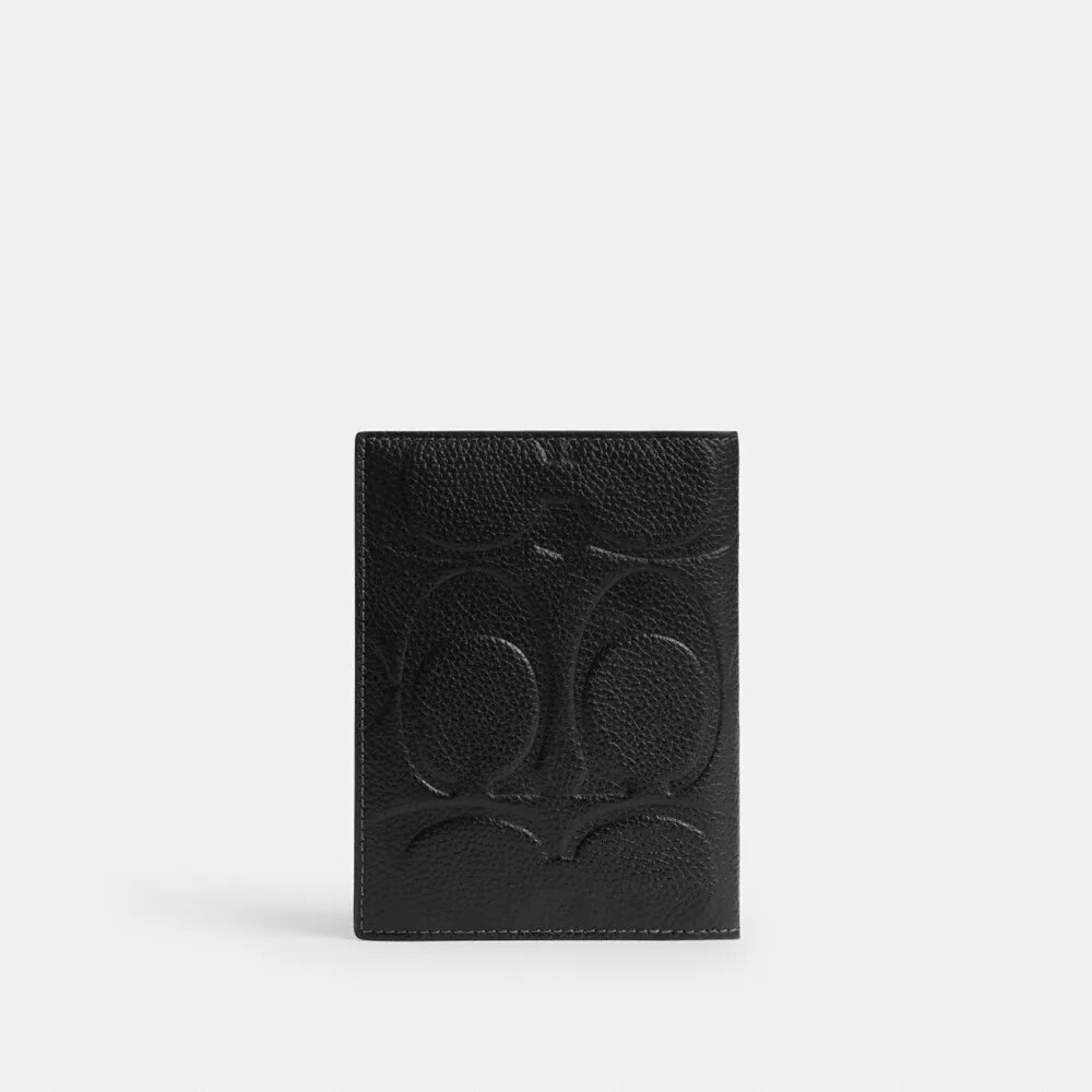 Passport Case in Maxi Signature Leather