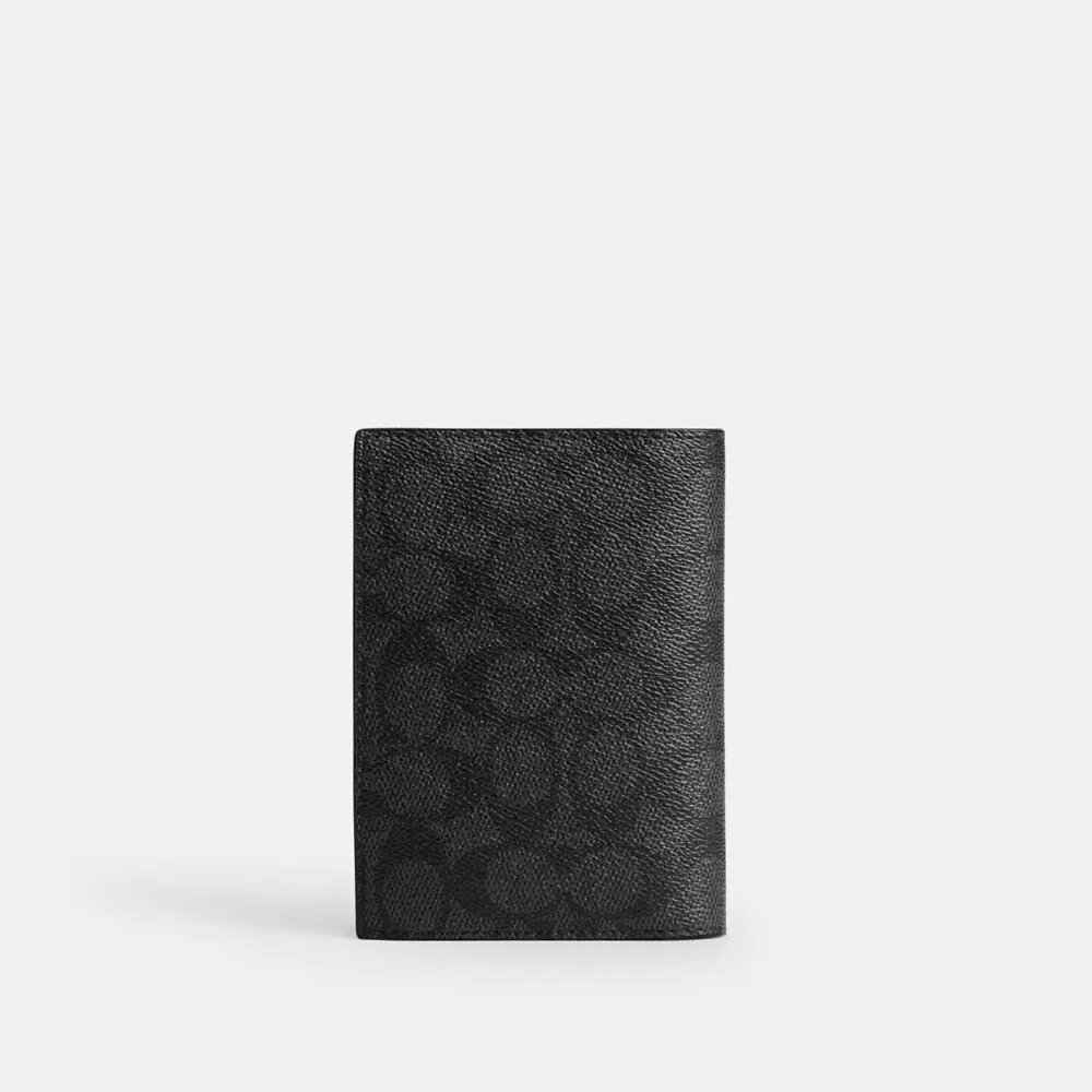 Passport Case in Signature Canvas with Patches