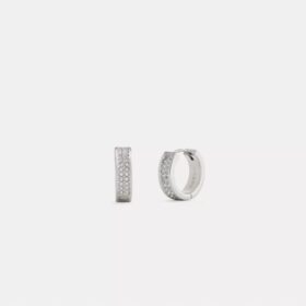 Pava C Huggie Earrings