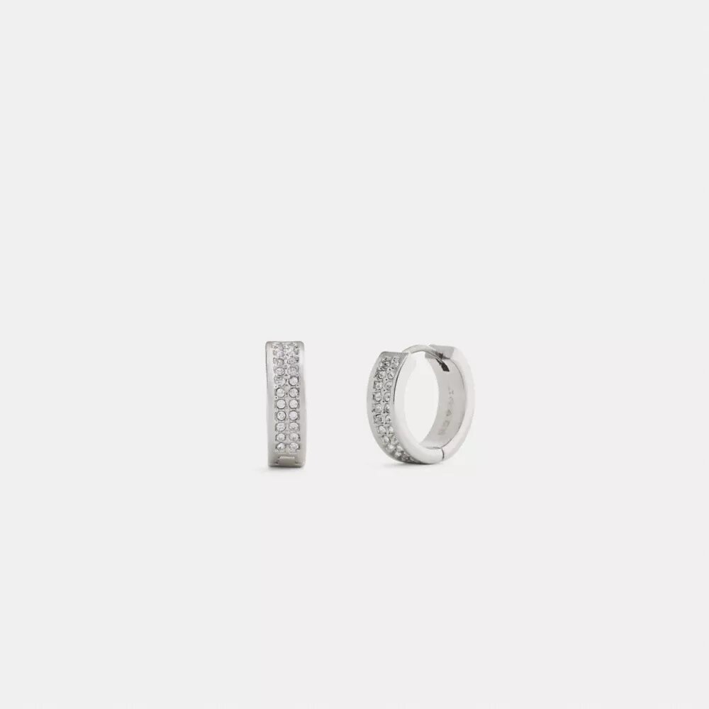 Pava C Huggie Earrings