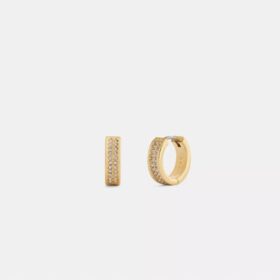 Pava C Huggie Earrings