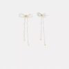 Pearl Bow Earrings