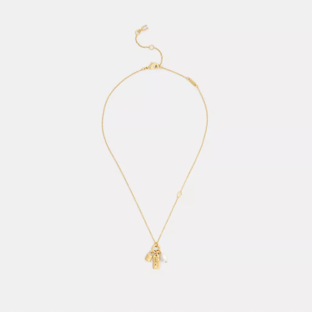 Pearl Charm Pendant Necklace