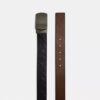 Plaque Buckle Cut-To-Size Reversible Belt, 38 Mm