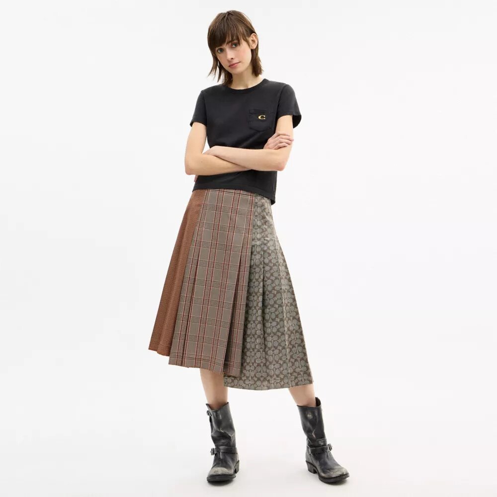 Pleated Heritage Skirt