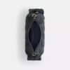 Pocket Juliet Bag 30 in Regenerative Cotton Denim with Quilting